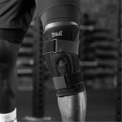 Everlast Strapped Knee Support Black