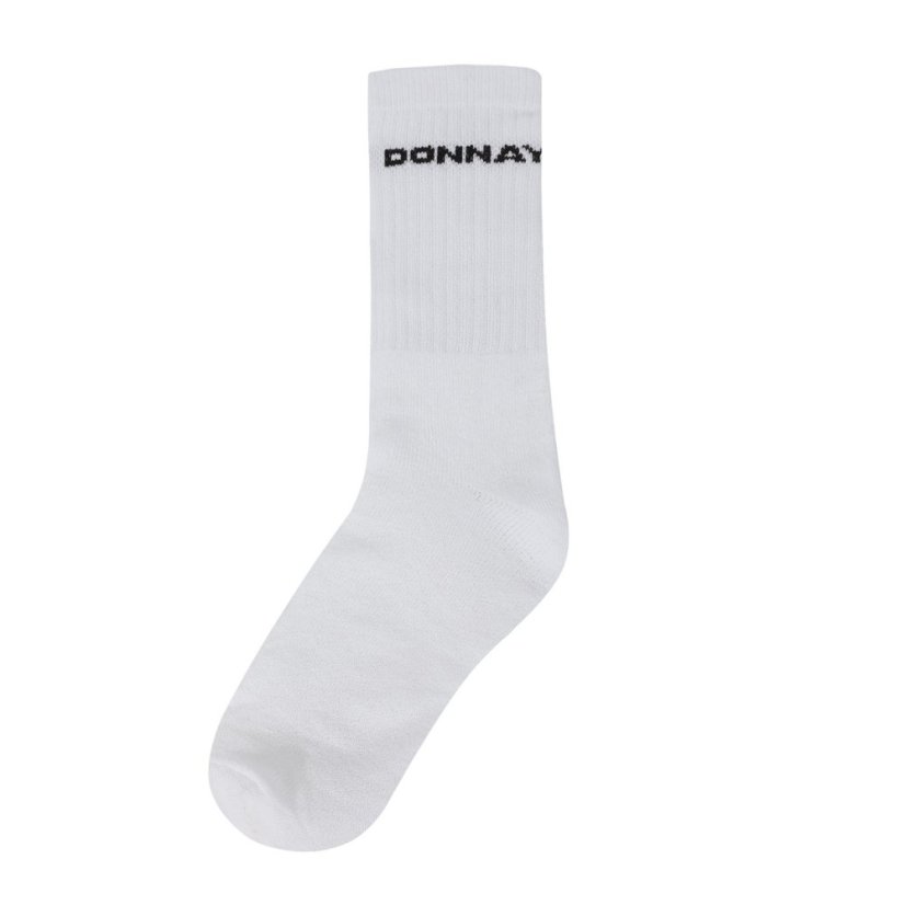 Donnay Crew 10 Pack Sports Socks Mens White