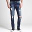 Firetrap Skinny Mens Jeans Mid Wash Rips vel. W36 L34
