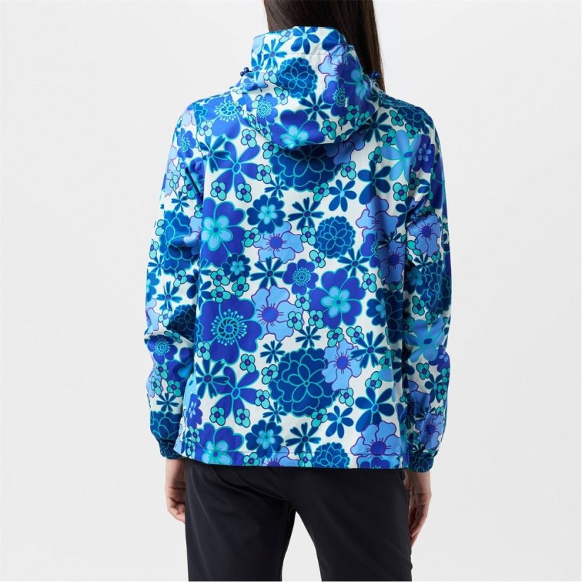 Gelert Women's Packaway Wind Resistant Waterproof Jacket Purple/Beige