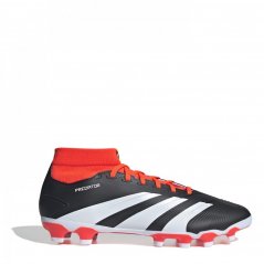 adidas Predator 24 League Sock Multi-Ground Football Boots. blk/ftwr wht