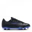 Nike Phantom Club GX Junior Firm Ground Football Boots Black/Chrome