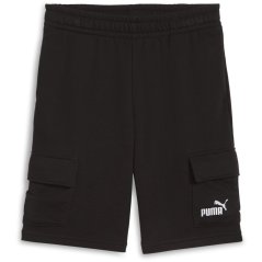 Puma Kids' Fleece Jogger Shorts Black