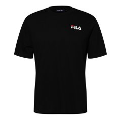 Fila Mens Chaz Graphic Logo T-Shirt Black