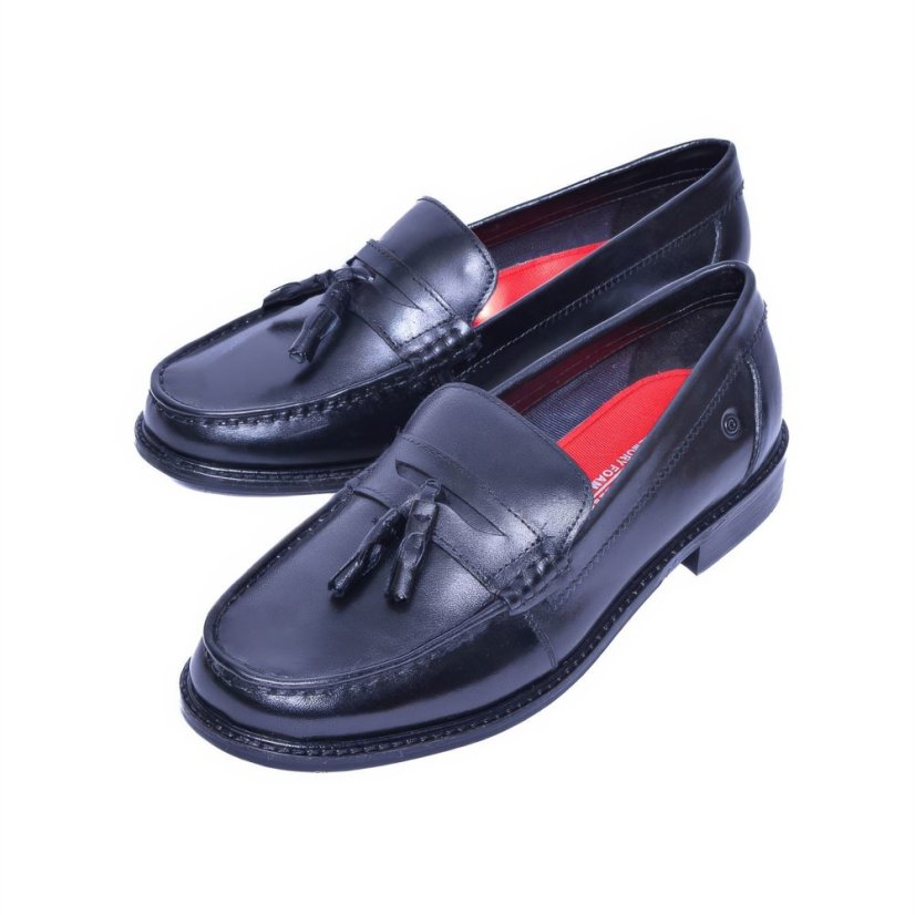 Lambretta Tassel Loafer Black