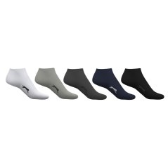 Slazenger 5 Pack Trainer Socks Mens Multi