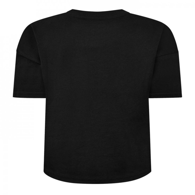 Umbro Diamond Crop dámské tričko Black/Black