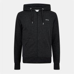 Money Super Zip Hood Black