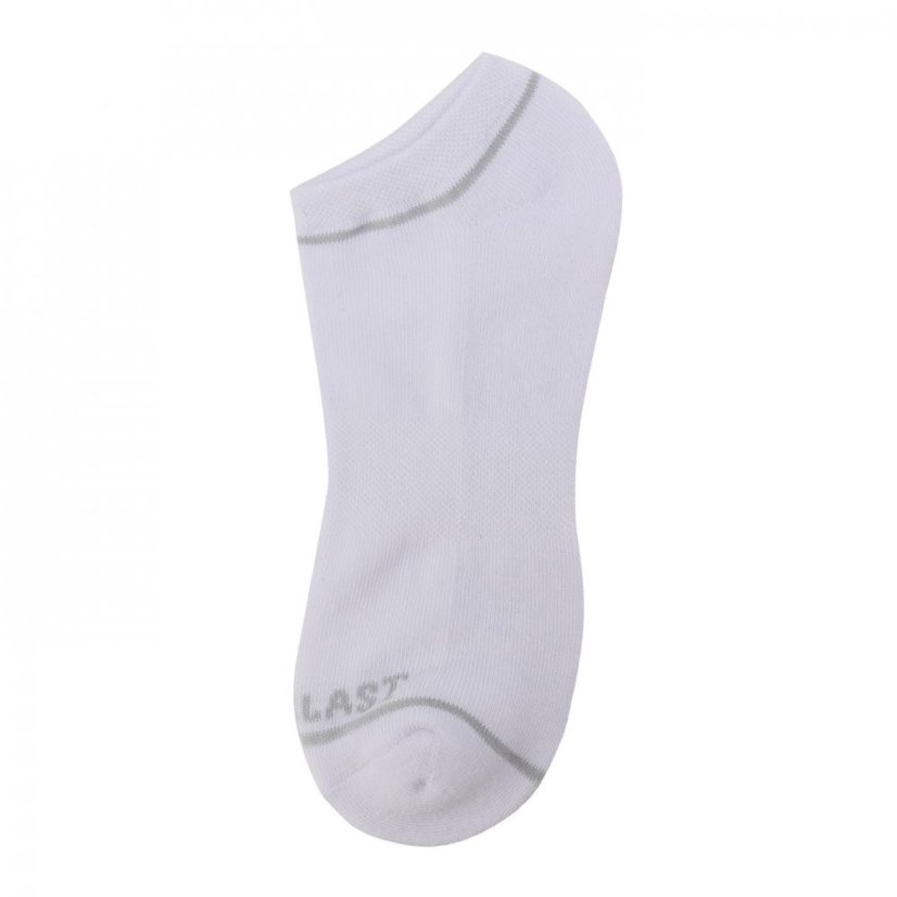 Everlast 6 Pack Trainers Socks Mens White Bag