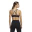 adidas Stud Mid Support Bra Womens Black