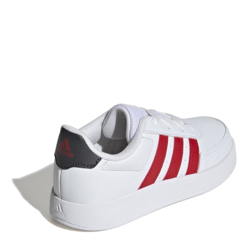 adidas Breaknet Lifestyle Court Lace Shoes White/Scarlet