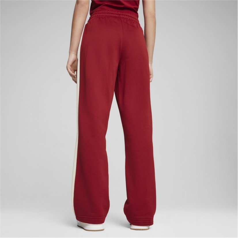 Puma T7 Straight Leg Track Pants P Intense Red