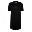 Umbro Diamond Taped Oversized T-Shirt Dress Womens Black / Black
