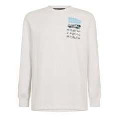 Criminal Damage Men's Time Code Long Sleeve T-Shirt White