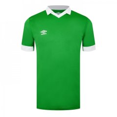 Umbro Men's Short-Sleeve Performance T-Shirt Emerald/White
