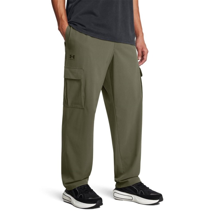 Under Armour Men's Vibe Woven Performance Tracksuit Bottom Marine Green