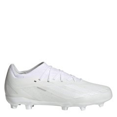 adidas X Crazyfast Elite Childrens Firm Ground Football Boots White/White