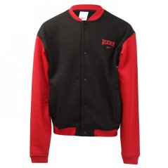 Reebok Basketball Varsity Jacket Black/Red