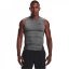 Under Armour Heat Gear Compression Sleeveless Tee Carbon Heather