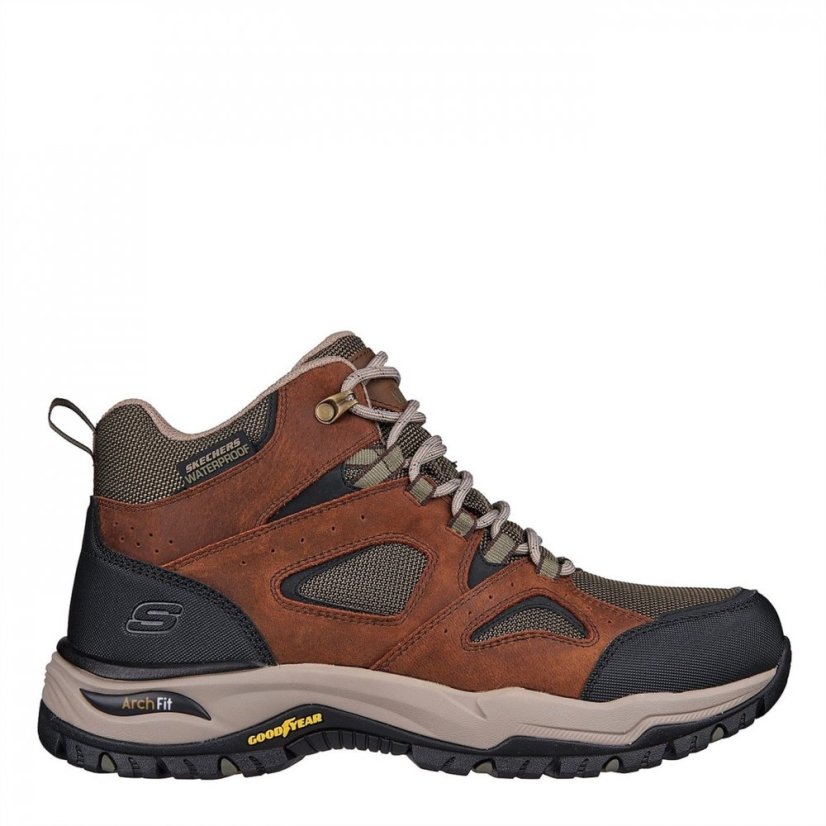 Skechers Arch Fit Dawson - Millard Hiking Boots Mens Olive Brown