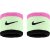 Nike Swoosh Wristband 2 Pack Volt/Pink