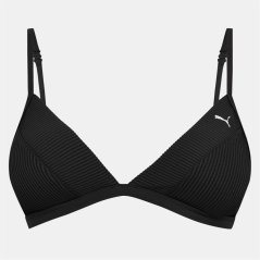 Puma Ribbed Triangle Bikini Black Combo
