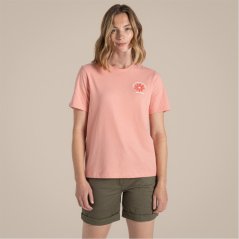 Craghoppers Women's Crag Malibo Short-Sleeve Performance T-Shirt Sunset Haze
