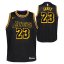 Nike LA Lakers LeBron James #23 Jersey Black
