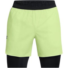 Under Armour Men's Peak 2-in-1 Woven Shorts Green