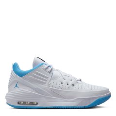 Air Jordan Max Aura 5 Men's basketbalová obuv Wht/Blu/Blk