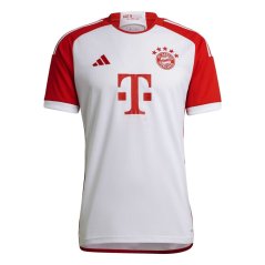 adidas FC Bayern Authentic Kit 2023 2024 Adults White/Red