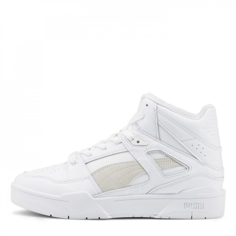 Puma Slipstream Leather High Top Trainers White