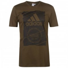adidas Box Frame T Shirt velikost XL