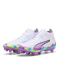 Puma Women's Ultra 6 Match+ Brilliance Firm Ground Football Boots White-Fizzya