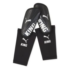 Puma King Sleeve Shin Pads Black/White
