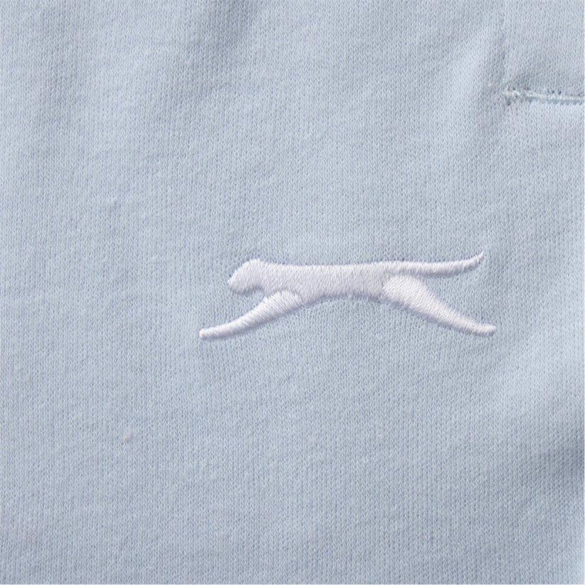 Slazenger Fleece Interlock Shorts Womens Light Blue