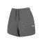 Slazenger Fleece Interlock Shorts Womens Charcoal