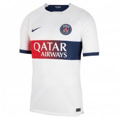 Nike Paris Saint Germain Away Shirt 2023 2024 Adults White/Navy