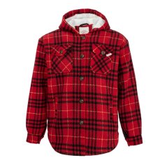 Lee Cooper Cooper Sherpa-Lined Hoodie Red/black