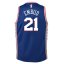 Nike Philadelphia 76ers Joel Embiid #21 Jersey Blue