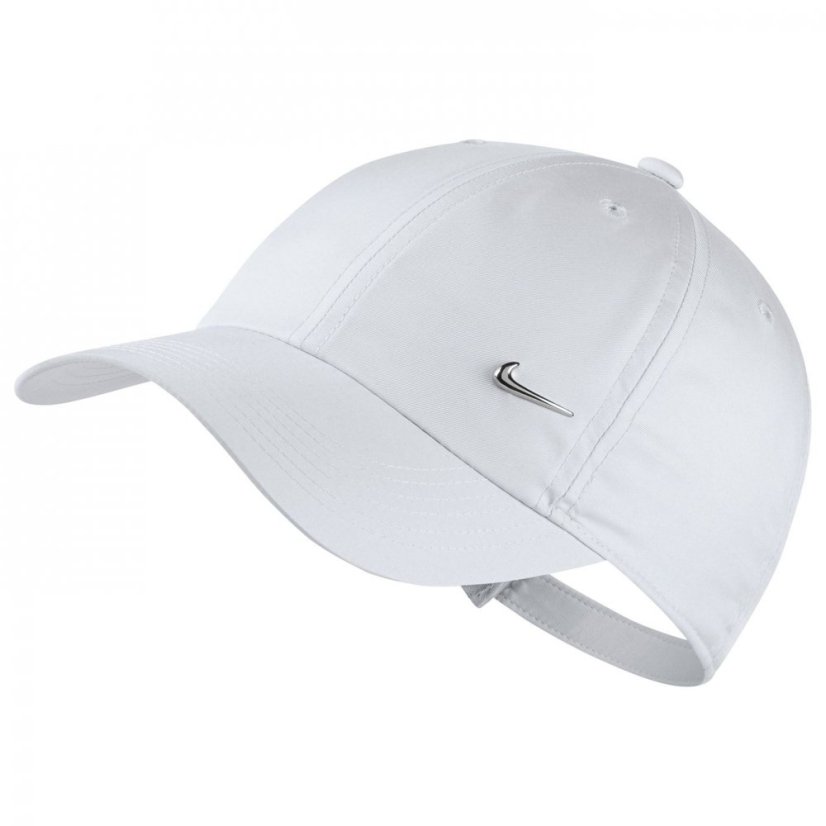 Nike Met Swoosh Cap Junior White