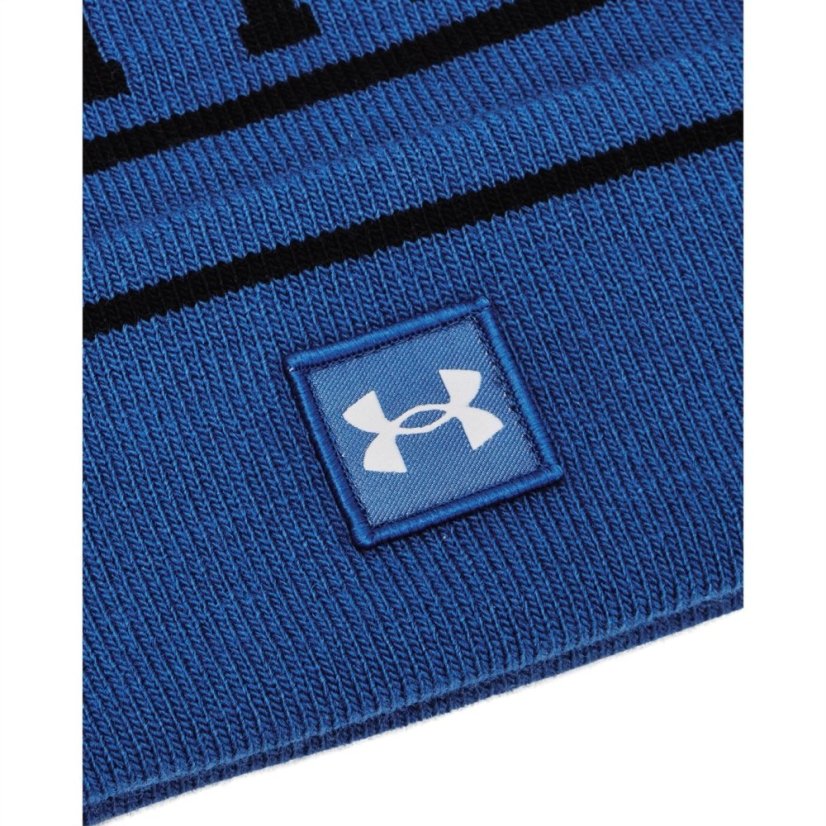 Under Armour Men's Halftime Pom Beanie Blue