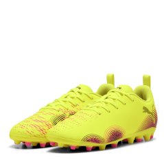 Puma Kids' League Indoor Football Boots Yellow Alert