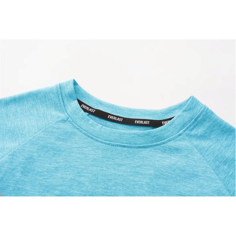 Everlast Flex Tee Junior Cyan Blue