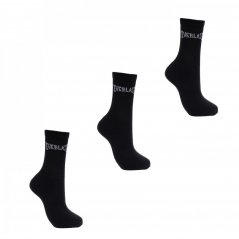 Everlast 3 Pack Crew Socks Black