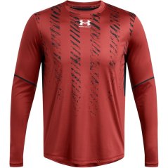 Under Armour Men's Long-Sleeve Performance T-Shirt Orange