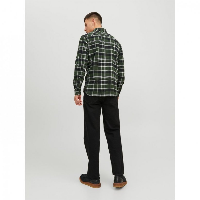 Jack and Jones Long Sleeve Checkered Flannel Shirt Mountain View