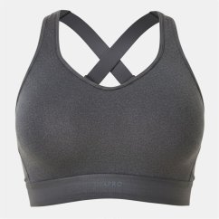 USA Pro High Support Sports Bra Charcoal