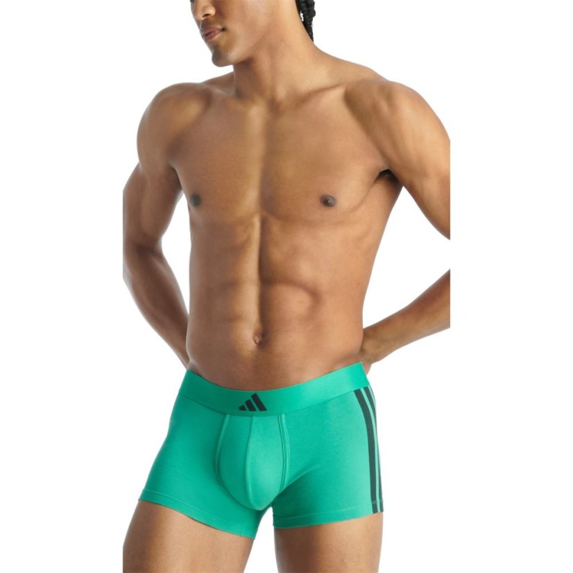 adidas Active Flex Cotton 3 Stripes Trunk (2PK) Multi