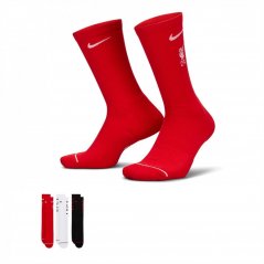 Nike Liverpool Everyday Socks (3 Pairs) Multi-Colour
